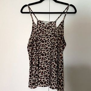 SOPRANO flowy, animal print camisole tank